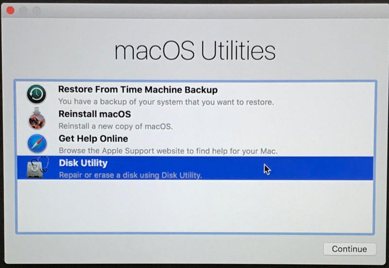 Recuperación de Mac OS