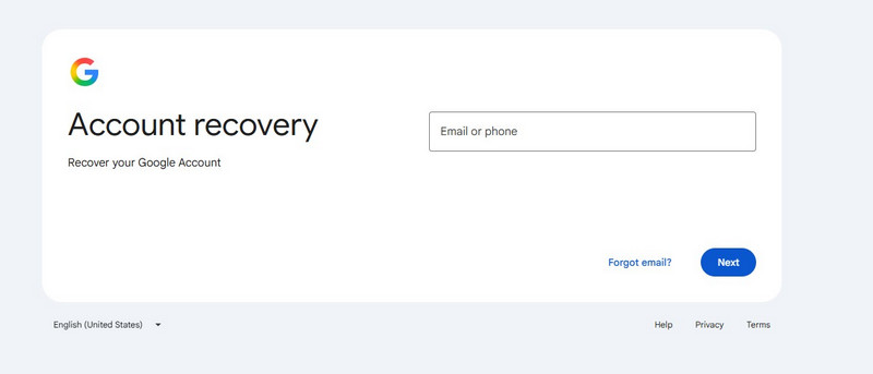 Recuperación de Google