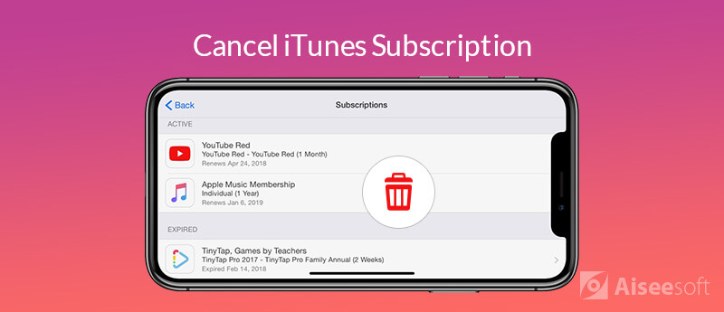 Cancelar suscripción de iTunes