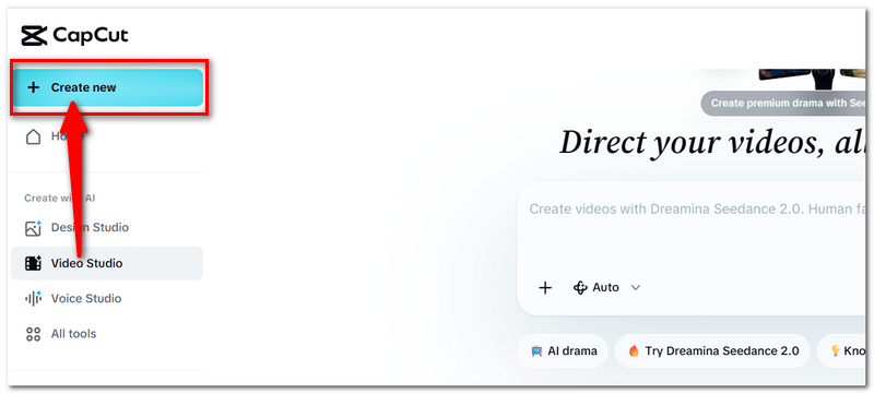 Crear nuevo proyecto