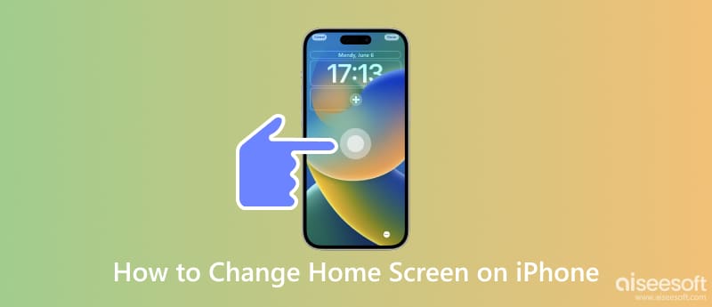Cambiar la pantalla de inicio en iPhone