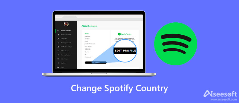 Cambiar el país de Spotify