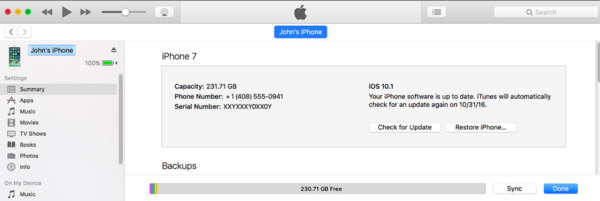 Cambia el Nombre de tu iPhone con iTunes