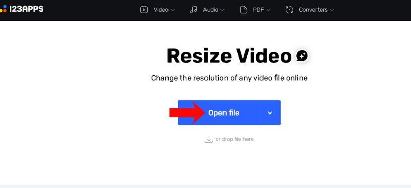 Haz clic en Abrir archivo