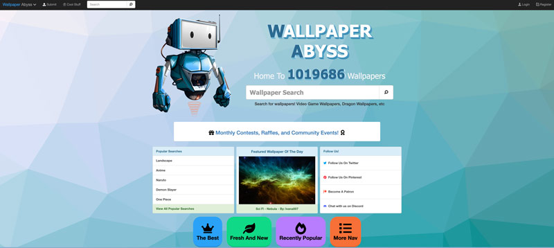 Wallpaper Abyss Sitio en línea