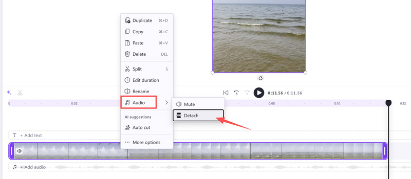 clipchamp-export-solo-audio-separar