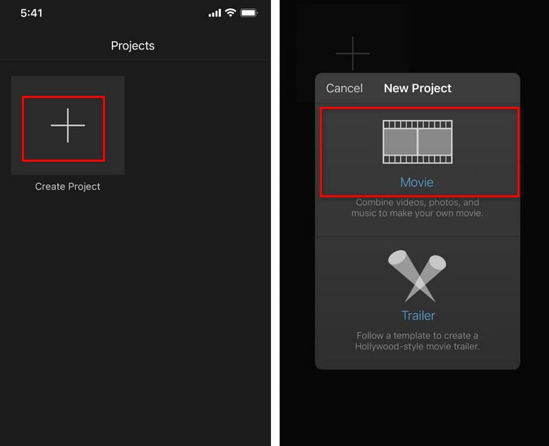 Proyecto de creación de Imovie