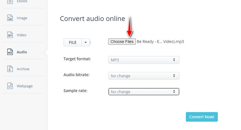 Añadir audio MP3