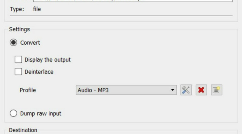 VLC Media Player Profile Start