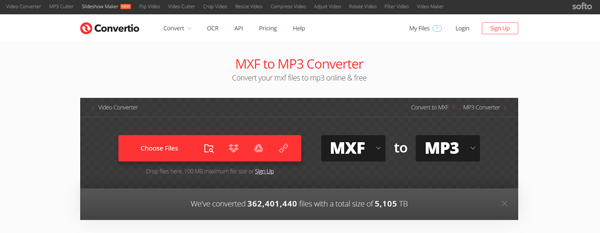 Convertidor MXF