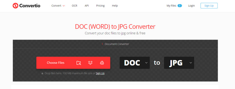 Convertir Doc a JPG