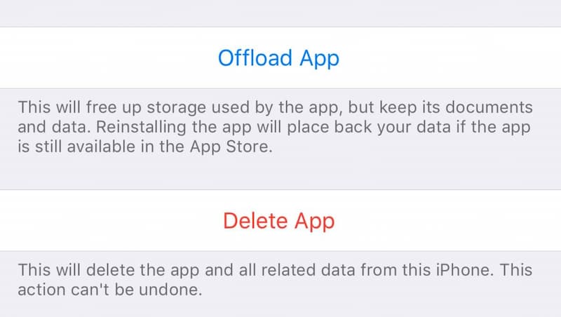 Eliminar icono de aplicación en iPhone