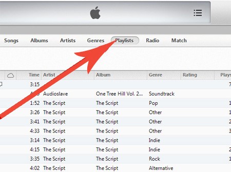 Eliminar lista de reproducción de iPhone con iTunes