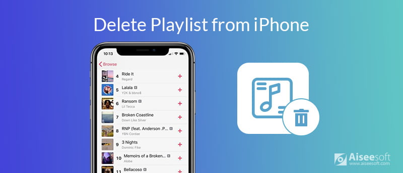 Eliminar lista de reproducción de iPhone