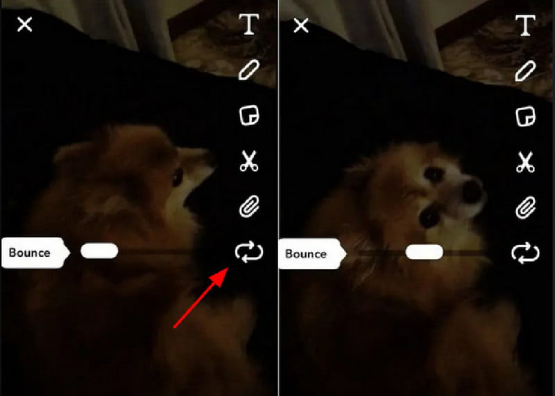 Rebote de Snapchat en iOS