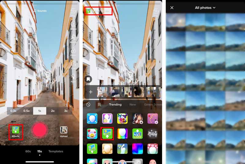 Cómo usar el efecto de pantalla verde en TikTok