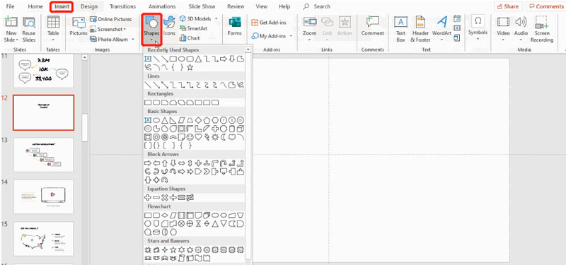 Crear un diagrama de araña en PowerPoint