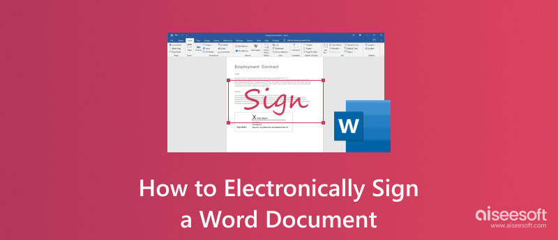 Firmar electrónicamente un documento de Word