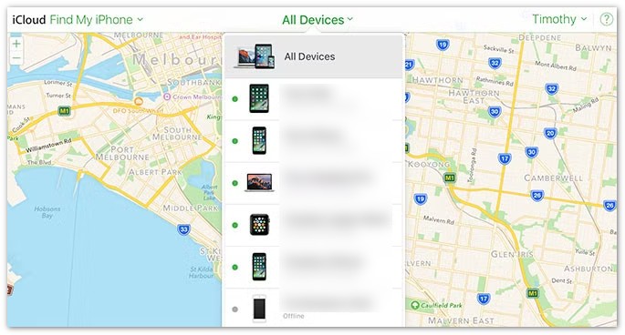 Ver ubicación de Buscar mi iPhone