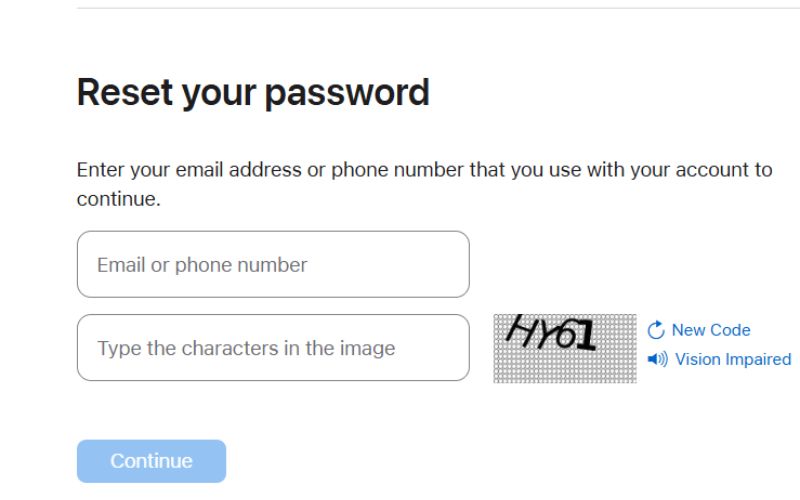 Encuentra Iforgot Apple