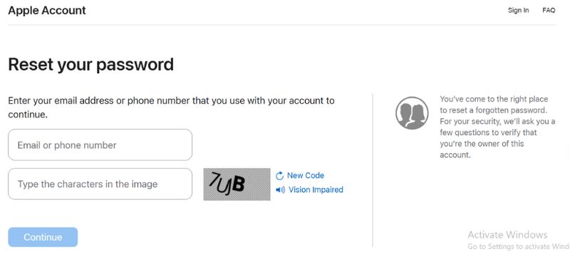 Olvidé la contraseña de ID de Apple