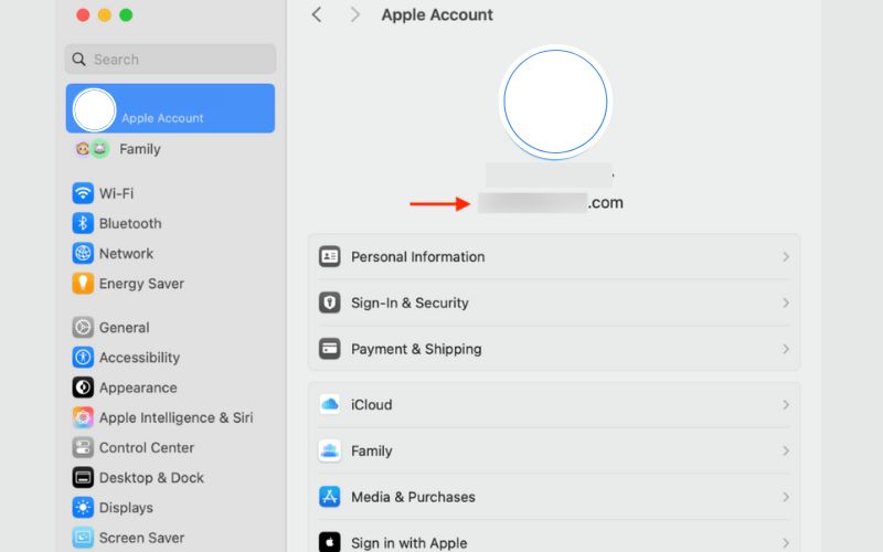 Seleccionar ID de Apple