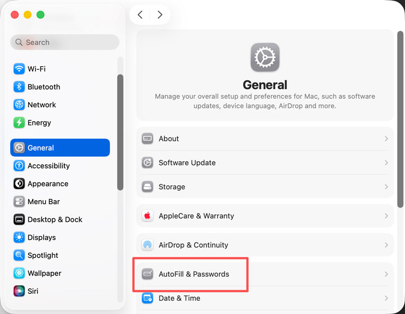 Mac Settings Autofill And Passwords