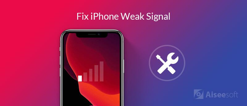Arreglar la señal débil del iPhone