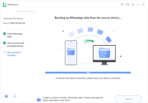 Copia de seguridad de los datos de Whatsapp en la computadora