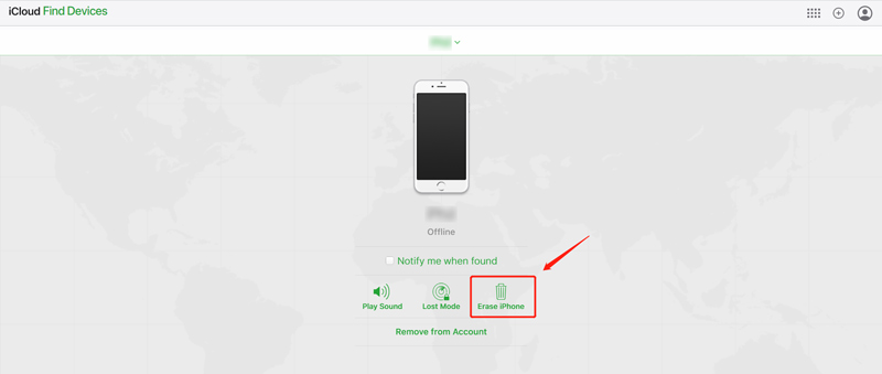 hackear el código de acceso del iPhone usando Find My