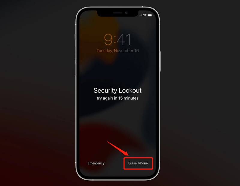 Bloqueo de seguridad Borrar iPhone