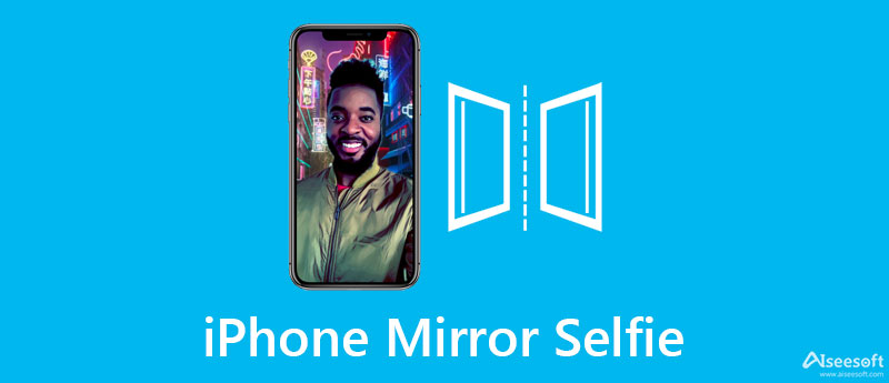Selfie del espejo del iPhone