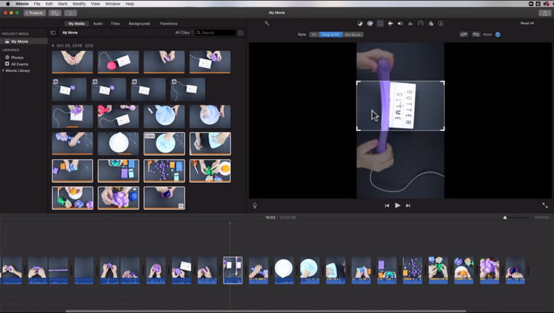 iMovie en Mac