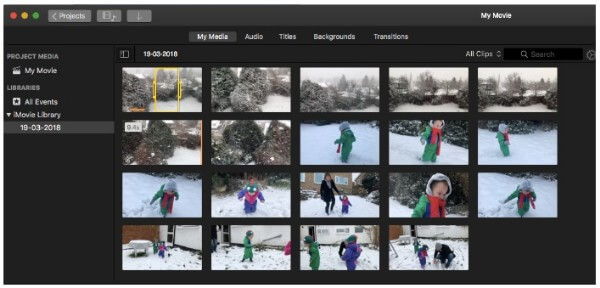 Hacer un vlog en iMovie