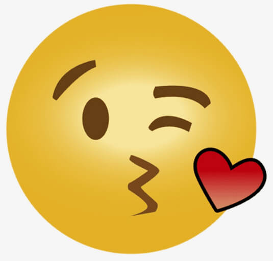 Soplando Beso Emoji