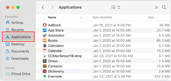 Comprobar y administrar aplicaciones en Mac