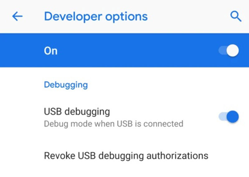 Depuración USB