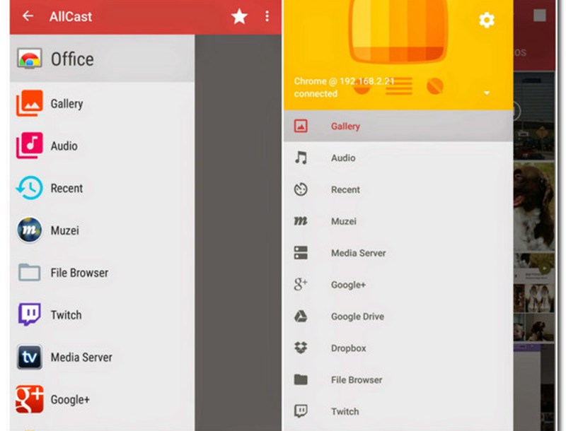 AllCast Duplicar Android a PC