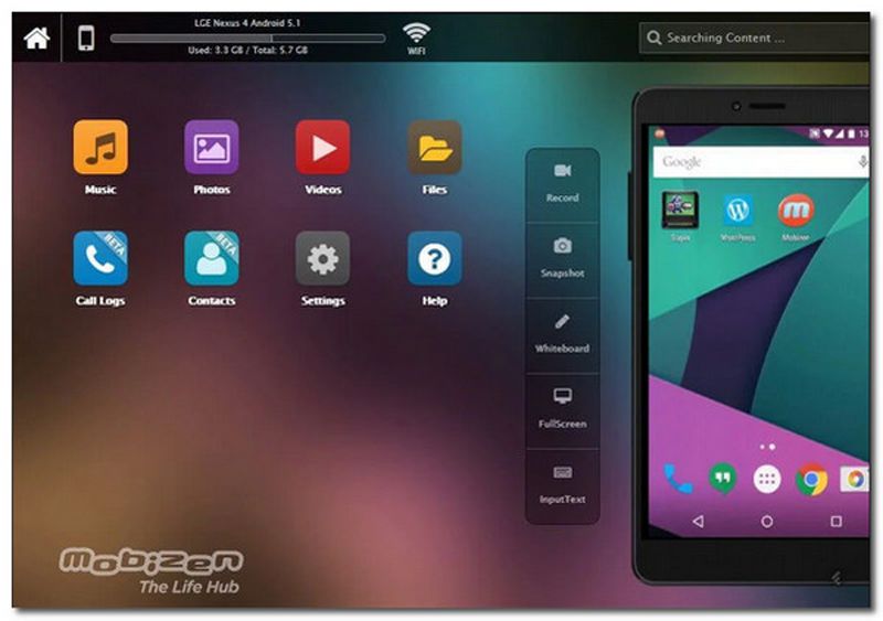 Mobizen Mirror Android para PC