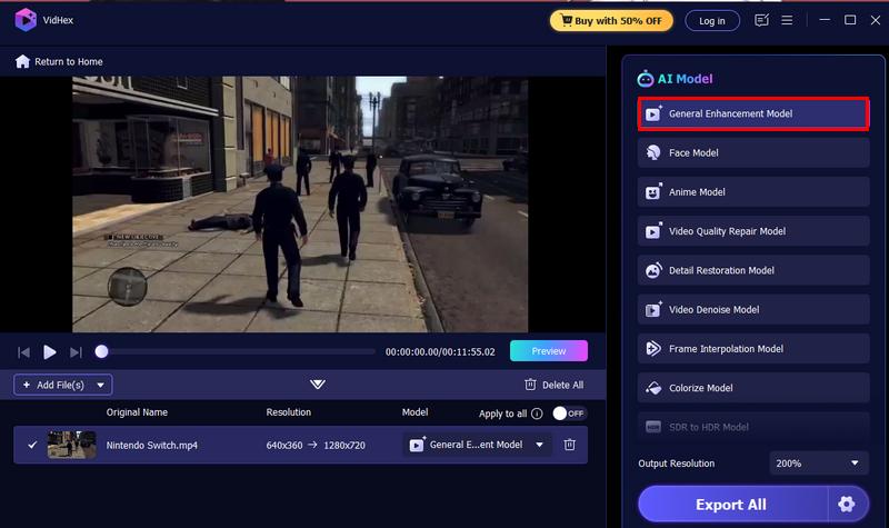Elija el modelo de mejora general