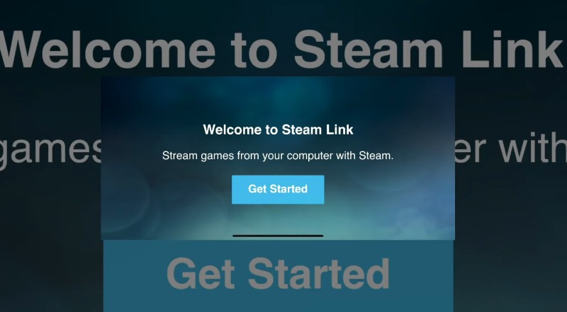 Empezar Aplicación Steam Link