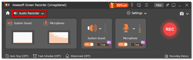 Click Audio Recorder