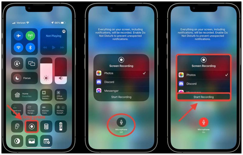 Record Iphone Screen With Built‑In Feature