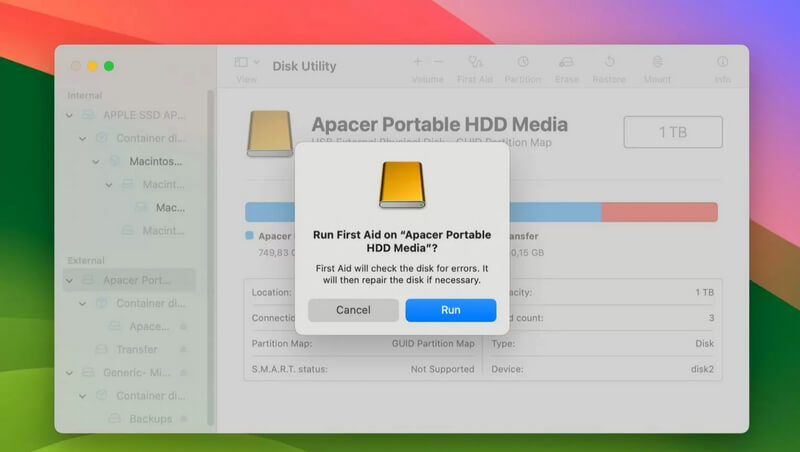 Primeros auxilios para recuperar un disco duro externo