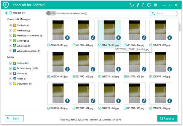 Recuperar imágenes Kik eliminadas en Android