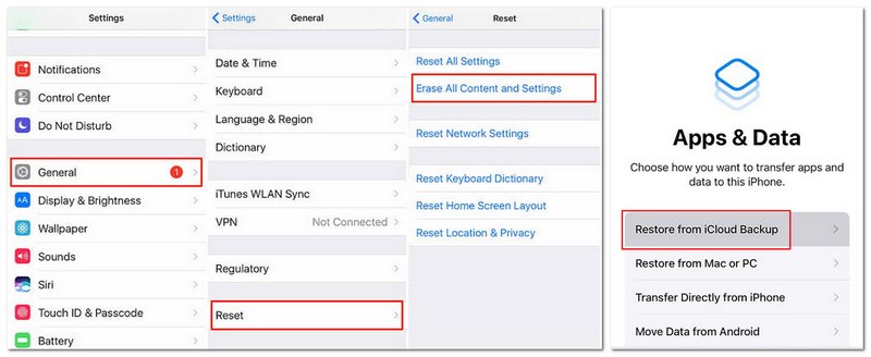 Restaurar vídeo desde una copia de seguridad de iCloud