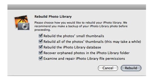 Recuperar la biblioteca de iPhoto eliminada