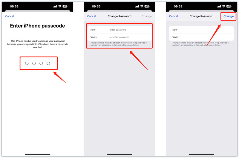 Cambie la contraseña de ID de Apple en su iPhone