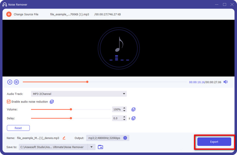 Exportar grabación de Skype sin ruido