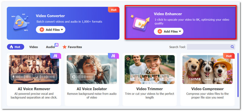 Seleccione Video Enhancer